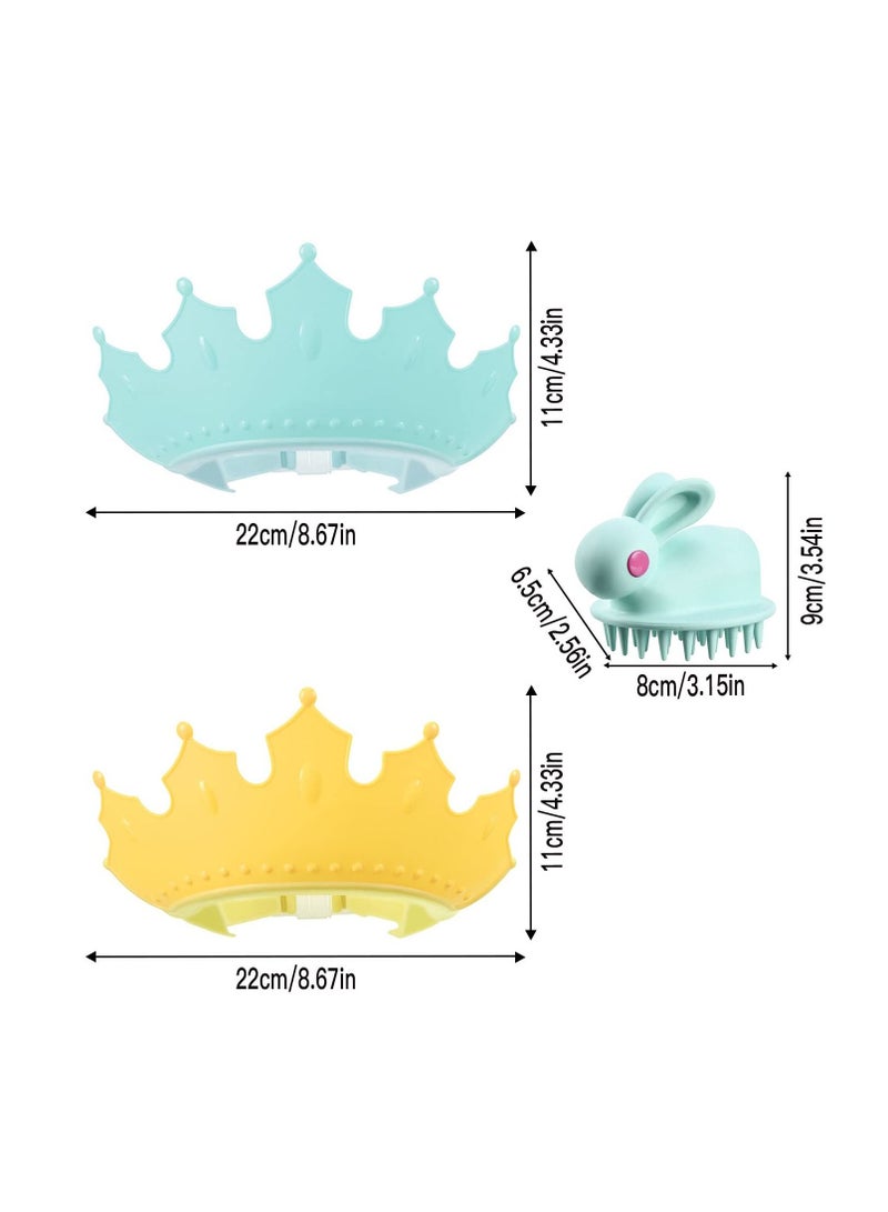 KASTWAVE Baby Shower Cap Soft Adjustable Baby Bath Head Cap Visor For Washing Hair，Shower Bathing Protection Bath Cap,Protect Baby's Eyes and Ears - Image 5