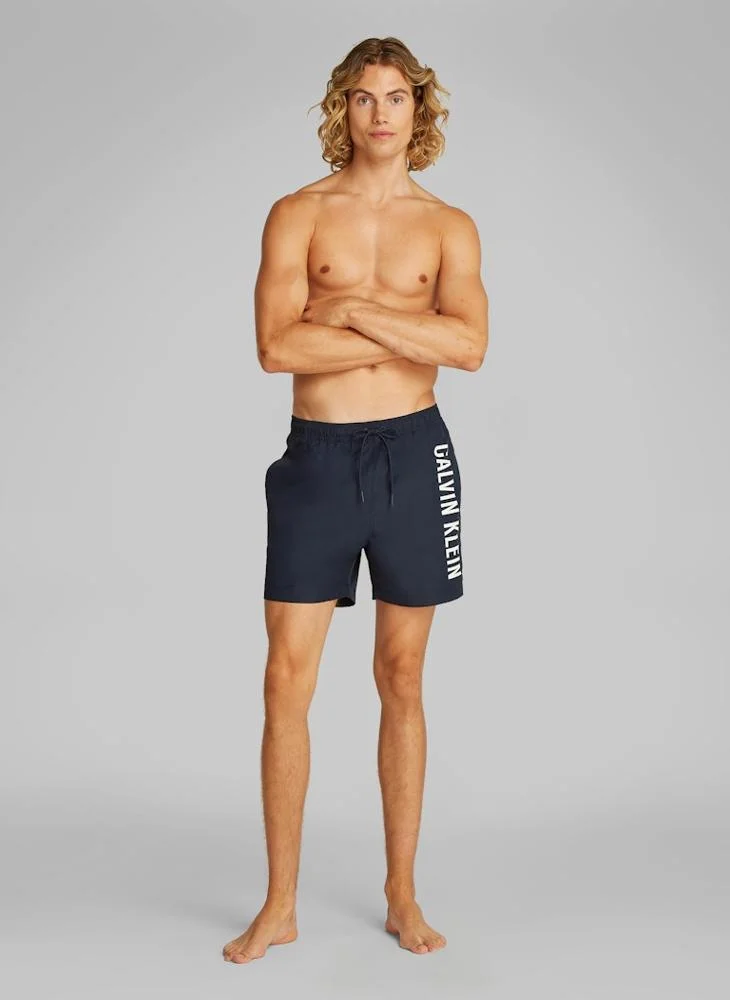 CALVIN KLEIN Logo Drawstring Swim Shorts