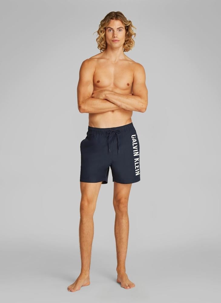 CALVIN KLEIN Logo Drawstring Swim Shorts  - Image 4