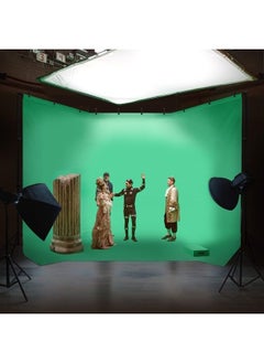Julius Studio 30' x 10' (W x H) Heavy Duty Backdrop Stands, 300° Degree Crossbar Rotatable, Angle Adjustable Triple Crossbar Extender Mount, Background Support System, Clamps & Sand Bags, JSAG795