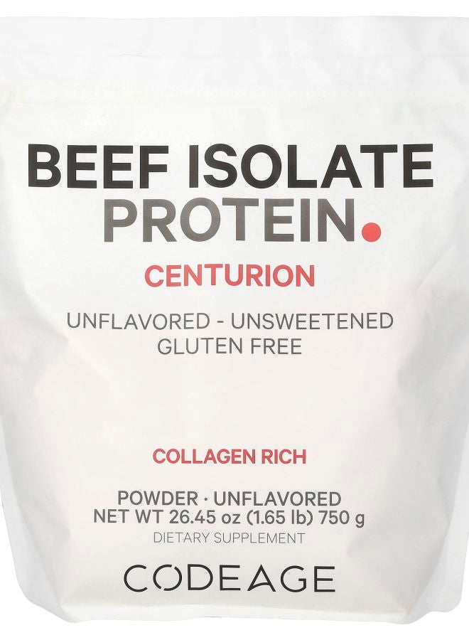 Codeage مسحوق بروتين عزل لحم البقر غير المنكه 1.65 رطل (750 جرام)