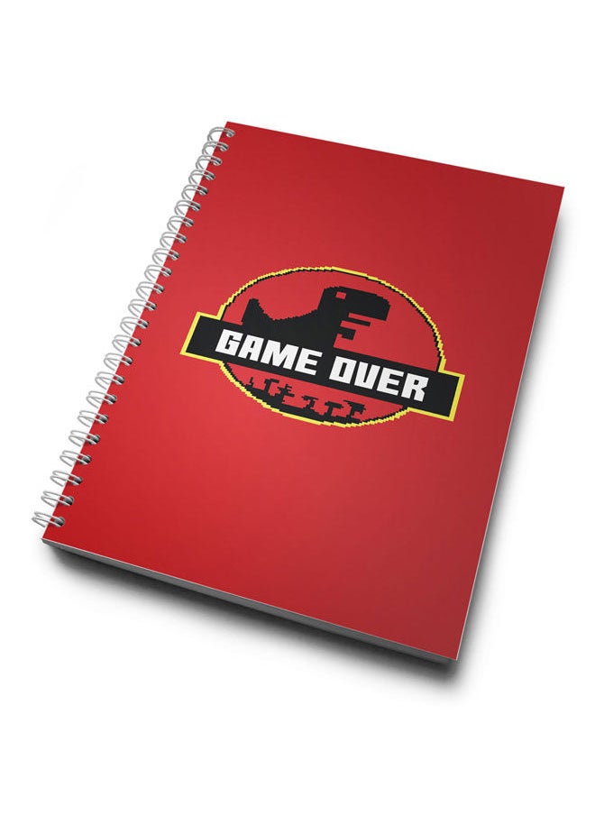 LOUD UNIVERSE - Funny Game Over A5 Spiral Notebook Jurassic World Era - Image 1