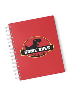 Funny Game Over A5 Spiral Notebook Jurassic World Era