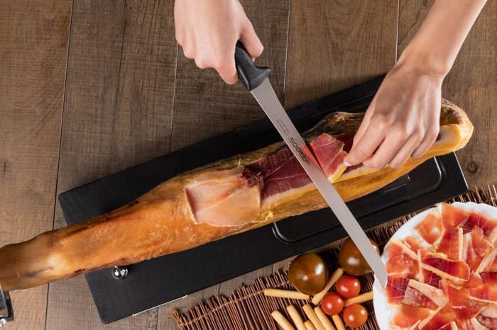 Arcos Menorca Flexible Slicing Knife 280mm Stainless Steel Carving Knife with Ergonomic Handle - Image 5