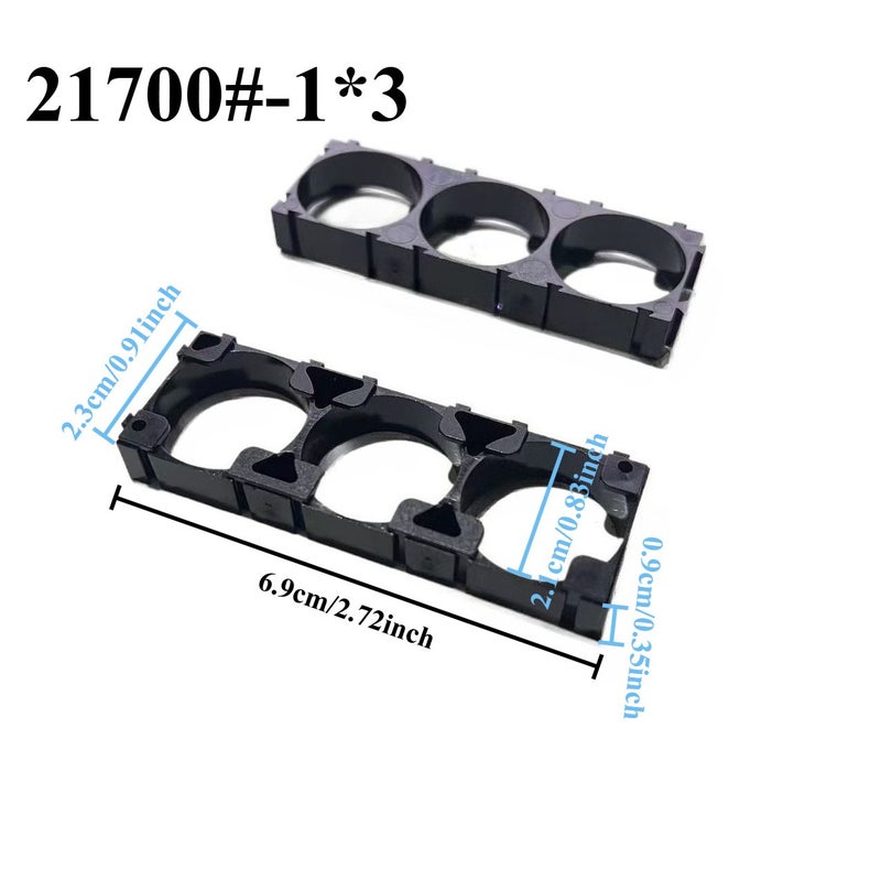 20pcs 21700 Battery Storage and Management Brackets Plastic Battery Pack Holder Freely Assembled - Image 4