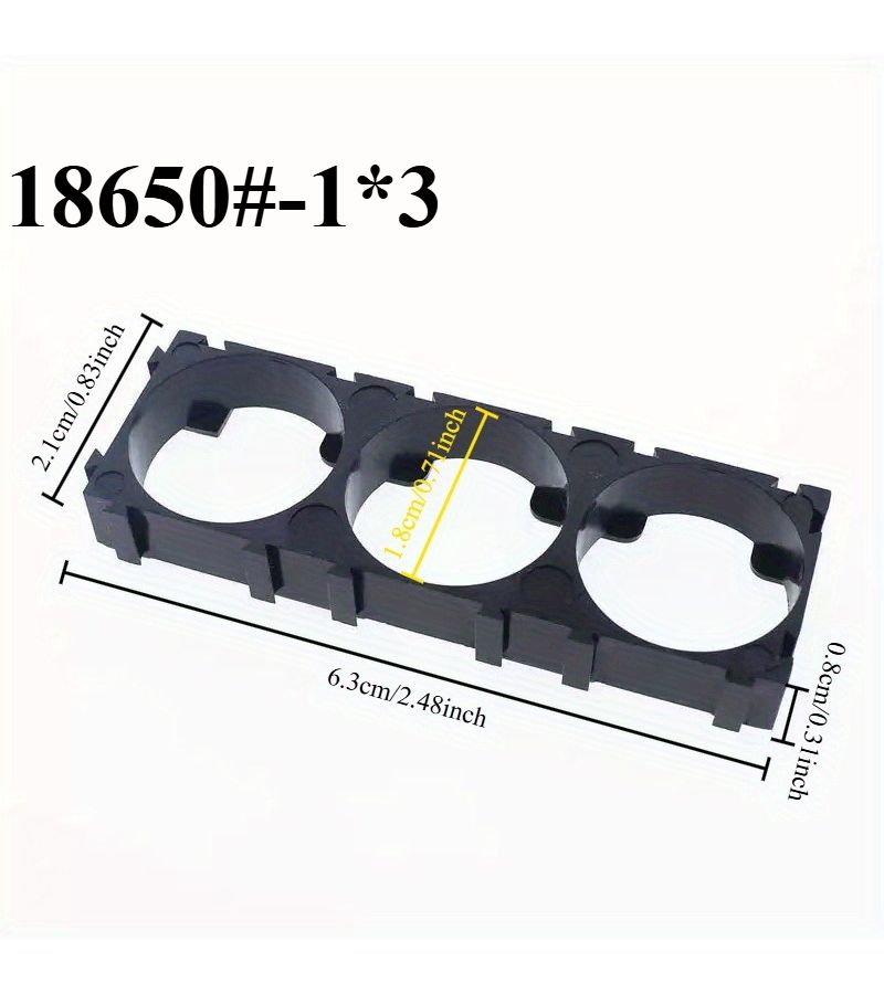 20pcs 21700 Battery Storage and Management Brackets Plastic Battery Pack Holder Freely Assembled - Image 3