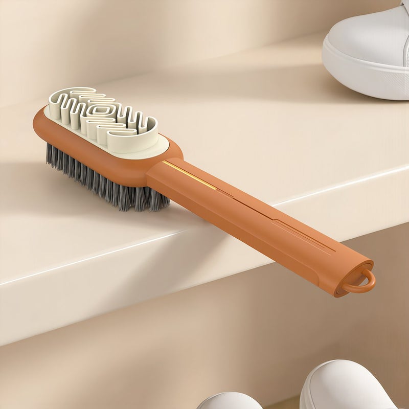 Shoe Brush Soft Bristle Non Scratch for Sneakers Leather Suede Shoe Cleaning Tool 72chars - Image 3