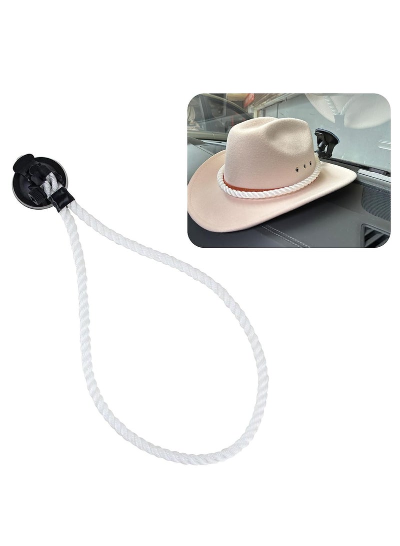 KASTWAVE Cowboy Hat Mounts, Cowboy Hat Holder Rack for Vehicle Truck SUV Car, Keep Hat Shape, Hat Holder for Truck Seat Car Accessories, Keeps Your Hat Securely on the Dash - Image 1