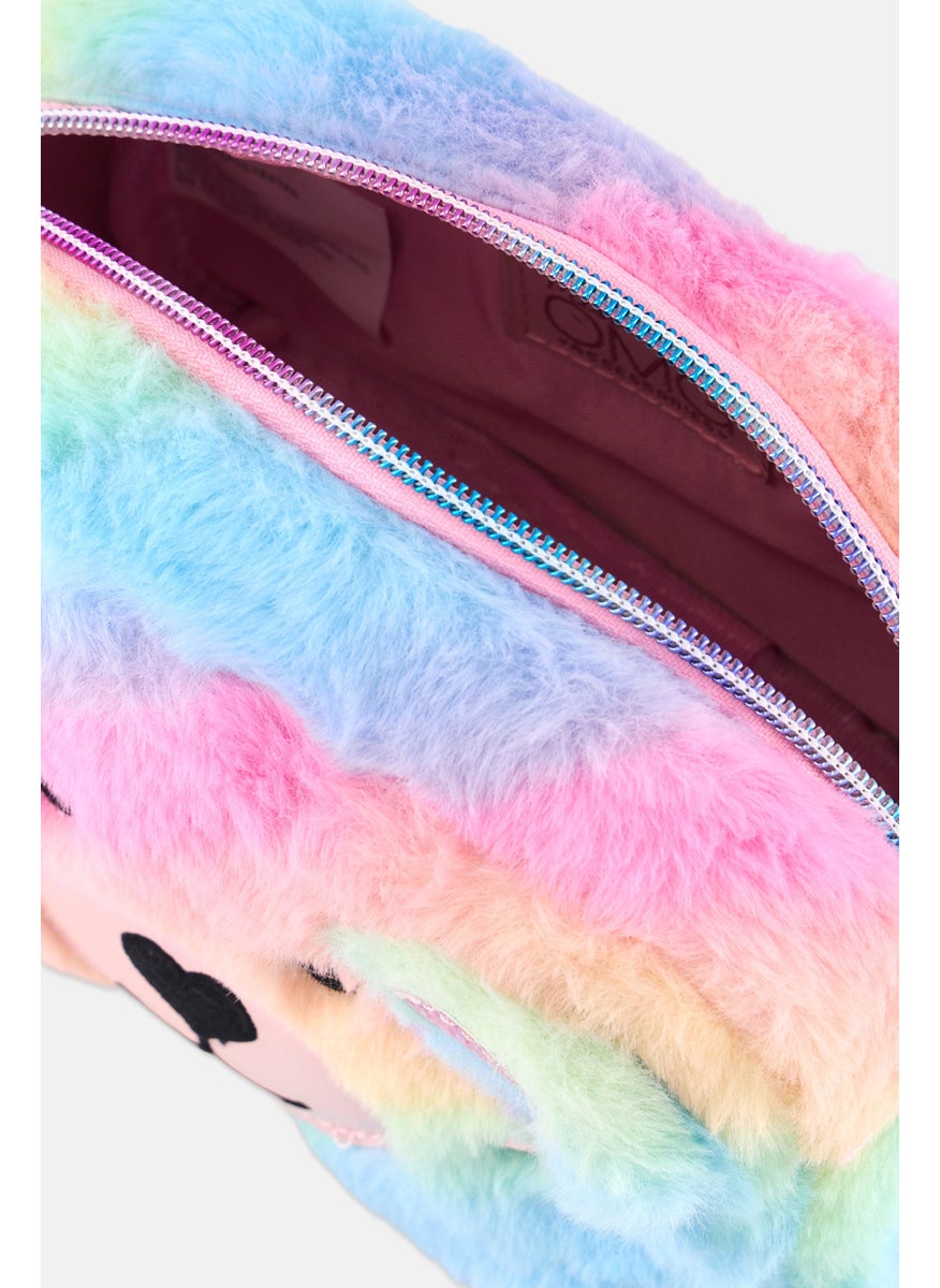 Teddy Faux Fur Make Up Pouch 13 H x 21 L x 11 W cm, Pink Combo - pzsku/Z7B2D4FF8662B5F98BC7AZ/45/_/1740319950/0a65a6f3-e7c1-4634-bc64-d7731f212fba