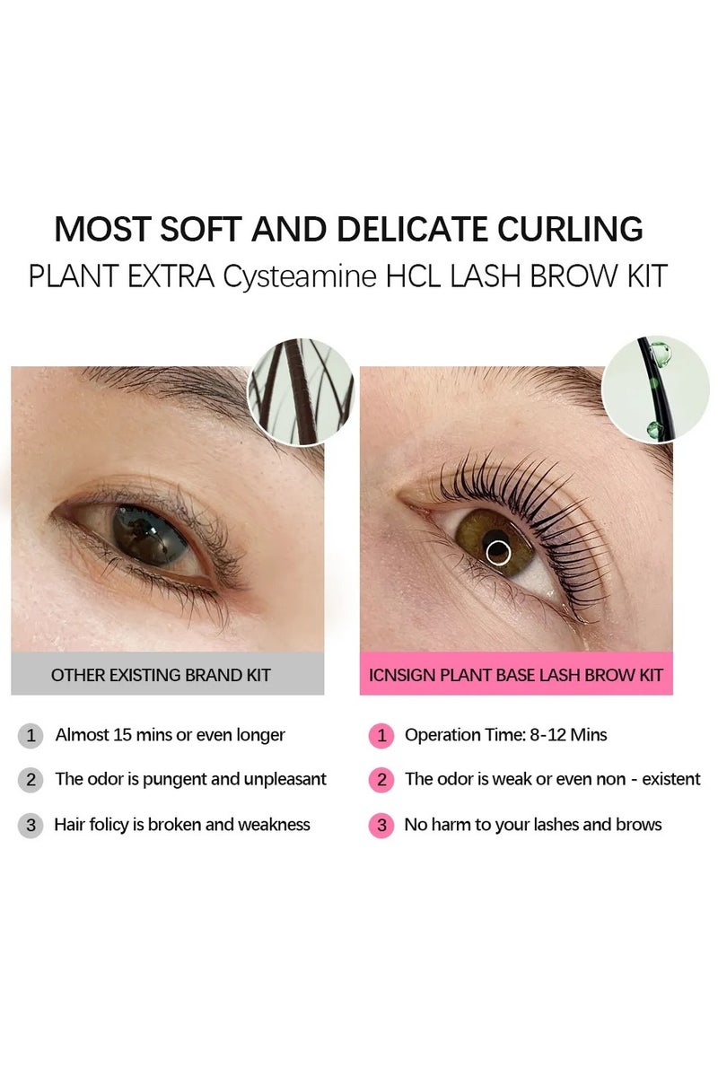 إيكونساين مجموعة رفع الرموش بمستخلصات نباتية من آيكون ساين - تجعيد طبيعي ورفع مثالي لرموش جذابة - Image 3