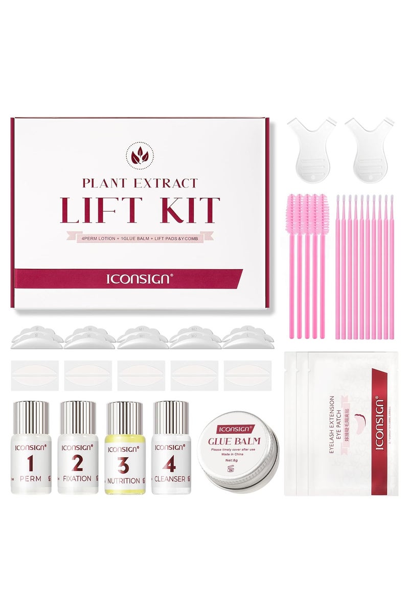 إيكونساين مجموعة رفع الرموش بمستخلصات نباتية من آيكون ساين - تجعيد طبيعي ورفع مثالي لرموش جذابة - Image 4
