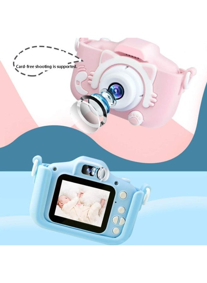 Kids Digital Camera Toy 2.4 Inch Screen 20MP 1080P HD Camcorder Mini Rechargeable Shockproof Video Camera For Girls Gift Pink - Image 5