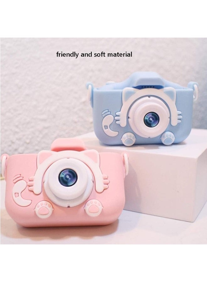 Kids Digital Camera Toy 2.4 Inch Screen 20MP 1080P HD Camcorder Mini Rechargeable Shockproof Video Camera For Girls Gift Pink - Image 2