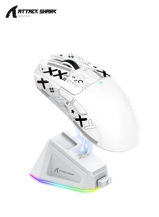X11 Lightweight Wireless Gaming Mouse with RGB Charging Dock, Tri-Mode: 2.4G/USB-C Wired/BT, Up to 22K DPI, PAW3311 Optical Sensor, HUYU Switch, 5 Programmable Buttons for PC/Mac - pzsku/Z7B2D96F5F3294B927CD2Z/45/1750823151/b42da09b-5ec1-491e-810e-197c745bce6a