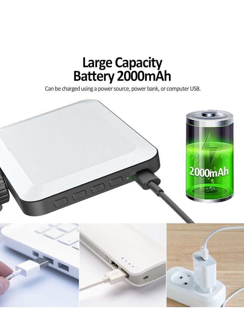 JAJEEK "New LED Selfie Light – 60 LED Rechargeable 2200mAh Cell Phone Fill Light, 7 Modes & 10-Level Brightness, Portable Clip-On Light for Photography & Video Calls" - Image 4