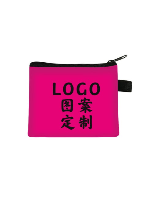 Custom Polyester Coin Purse Student Key Canvas Card Holder Color Business Activity Storage Bag Wholesale-Color:13