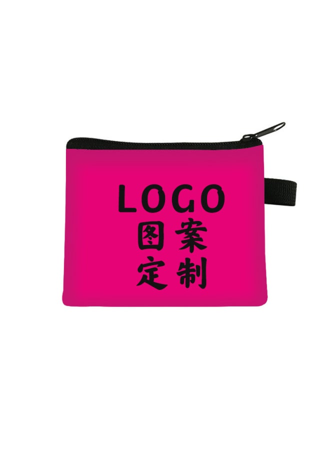 Generic - Custom Polyester Coin Purse Student Key Canvas Card Holder Color Business Activity Storage Bag Wholesale-Color:13 - Image 1