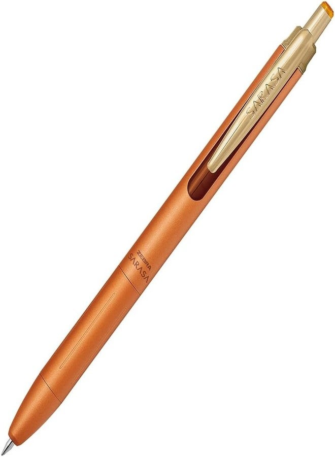 QULLITY ZEBRA SARASA GRAND Gel Ballpoint Pen 0.5mm Camel Yellow + 10 Refills, original Black slim pen case - Image 2