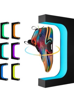 Shoe Display Stand Magnetic Levitation Sneakers Stand With Remote Control And 360° Swivel Suspension For Storefront