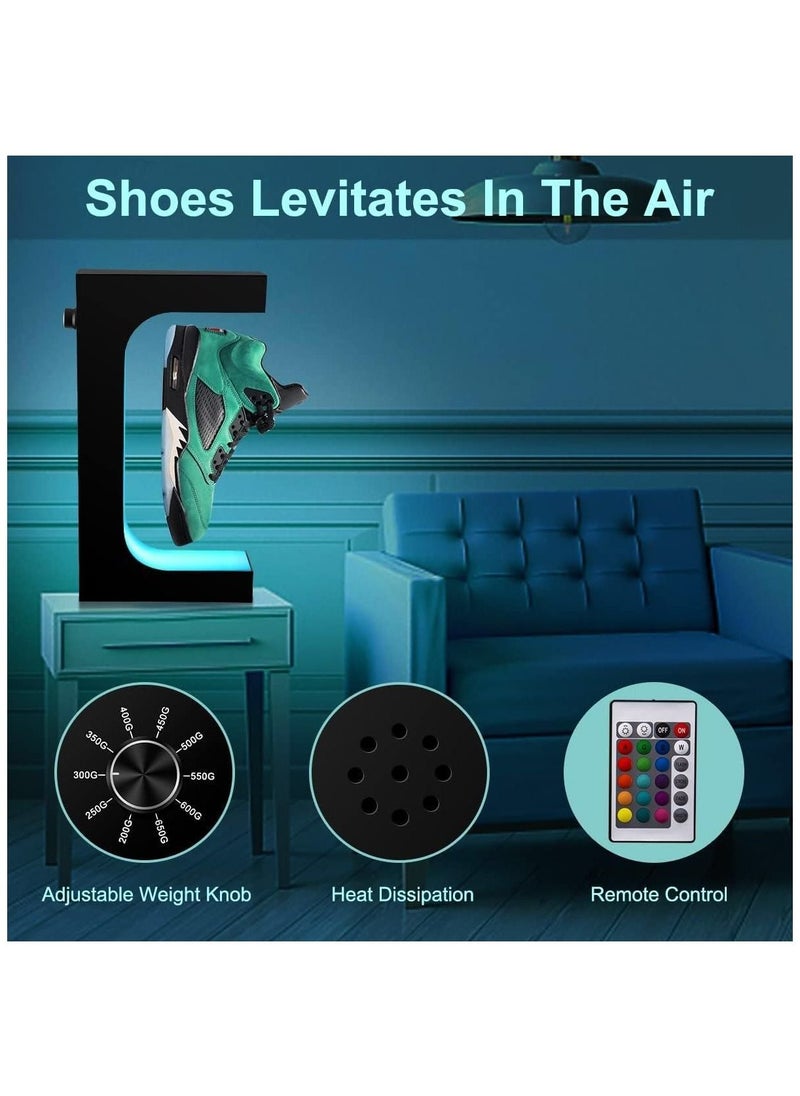 Generic - Shoe Display Stand Magnetic Levitation Sneakers Stand With Remote Control And 360° Swivel Suspension For Storefront - Image 1