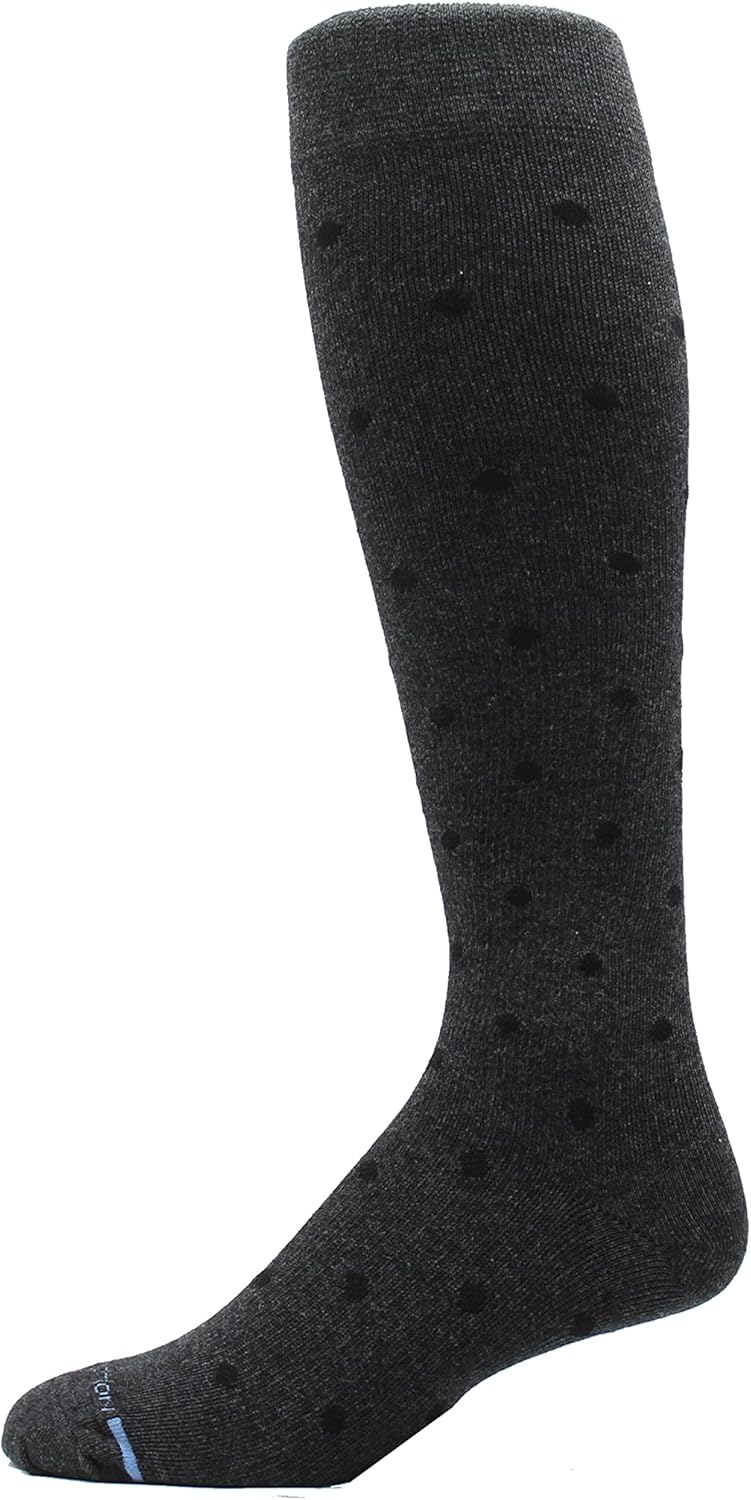 Dr Motion 4 Pairs Men's Athletic Traveler Graduated Compression Knee High Socks - Image 4