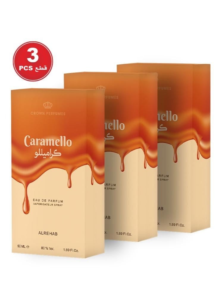 الرحاب عطر كراميلو 50 مل - 3 حبات - Image 1