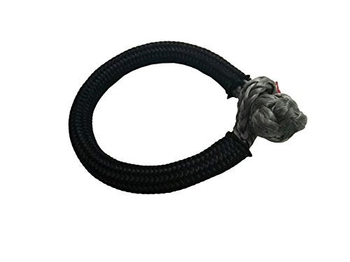 QIQU Synthetic Soft Shackle for Boating ATV UTV SUV 4X4 Truck Recovery Off-Road Camping Farming Marine Industrial (1/4''x80mm, Grey) - Image 4