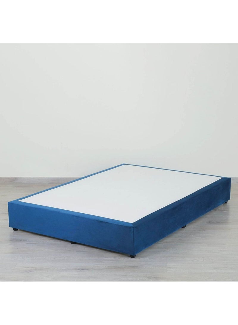 Karnak Estorn Upholstered Velvet Bed Frame Bedroom Furniture Strong And Sturdy Modern Design Wooden Bed | Quiet & Comfortable Bed (USA - Queen 150x200cm, Blue) - Image 5