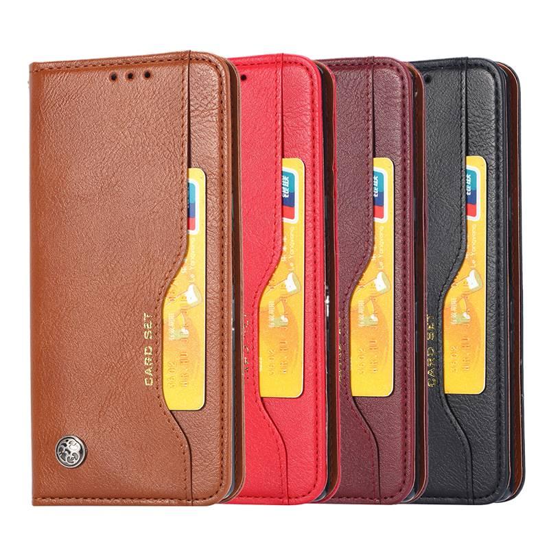 غطاء واقي | حامل بطاقات | مقاوم للصدمات لـ Samsung S26 Ultra / Samsung S26 | أحمر - Image 2