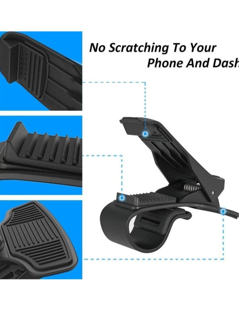 ELTRAZONE Car Phone Holder Dashboard Cellphone Mount Mobile Clip Stand HUD Non-Slip Cell Phone Holder Design for Smart phone - Image 5