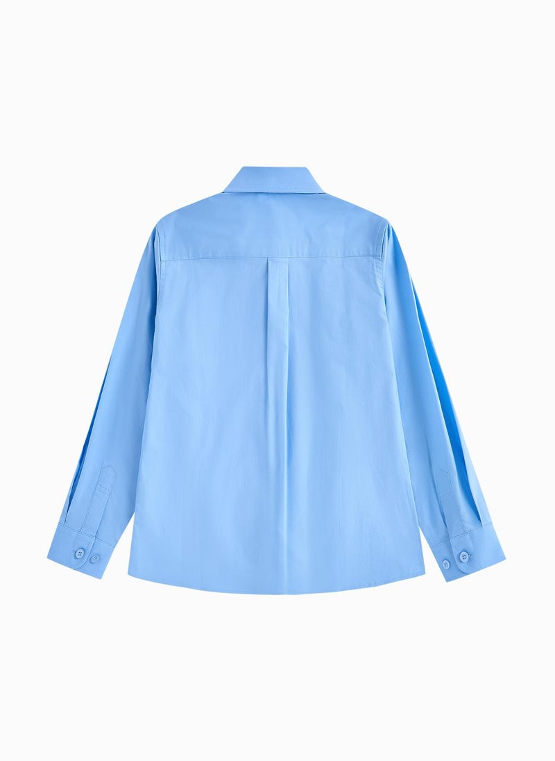 Balabala Kids Boy Woven Long Sleeve Shirt - Image 2