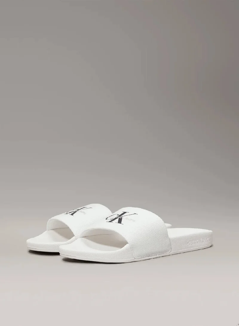 Calvin Klein Jeans Canvas Sliders