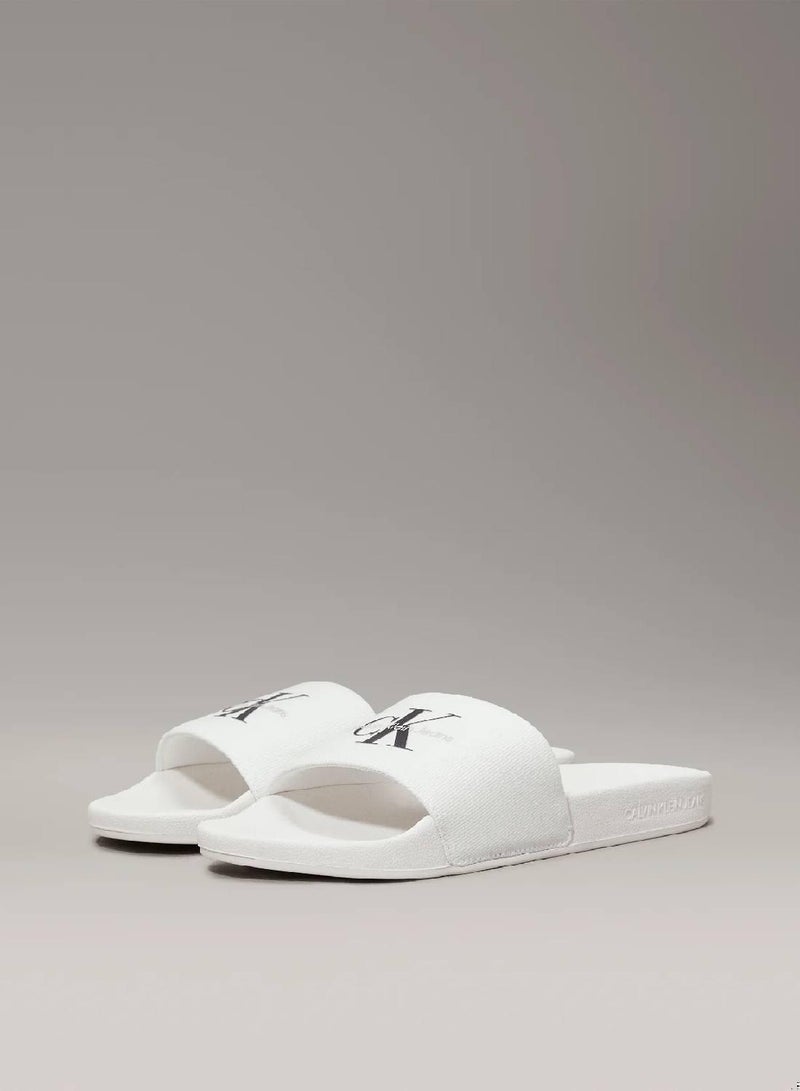 كالفن كلاين جينز شبشب من قماش الكانفاس - Image 2