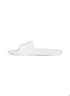 Calvin Klein Jeans Women's Monogram Slides - Cotton, White  - Image 5
