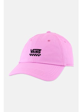 Women Embroidered Logo Adjustable Cap, Purple