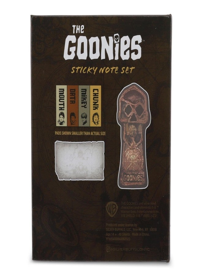 Silver Buffalo The Goonies Never Say Die Treasure Map Sticky Note and Tab Box Set | Notepad Stationery Paper, School and Office Supplies - Image 3