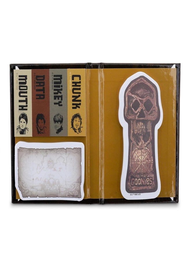 Silver Buffalo The Goonies Never Say Die Treasure Map Sticky Note and Tab Box Set | Notepad Stationery Paper, School and Office Supplies - Image 4