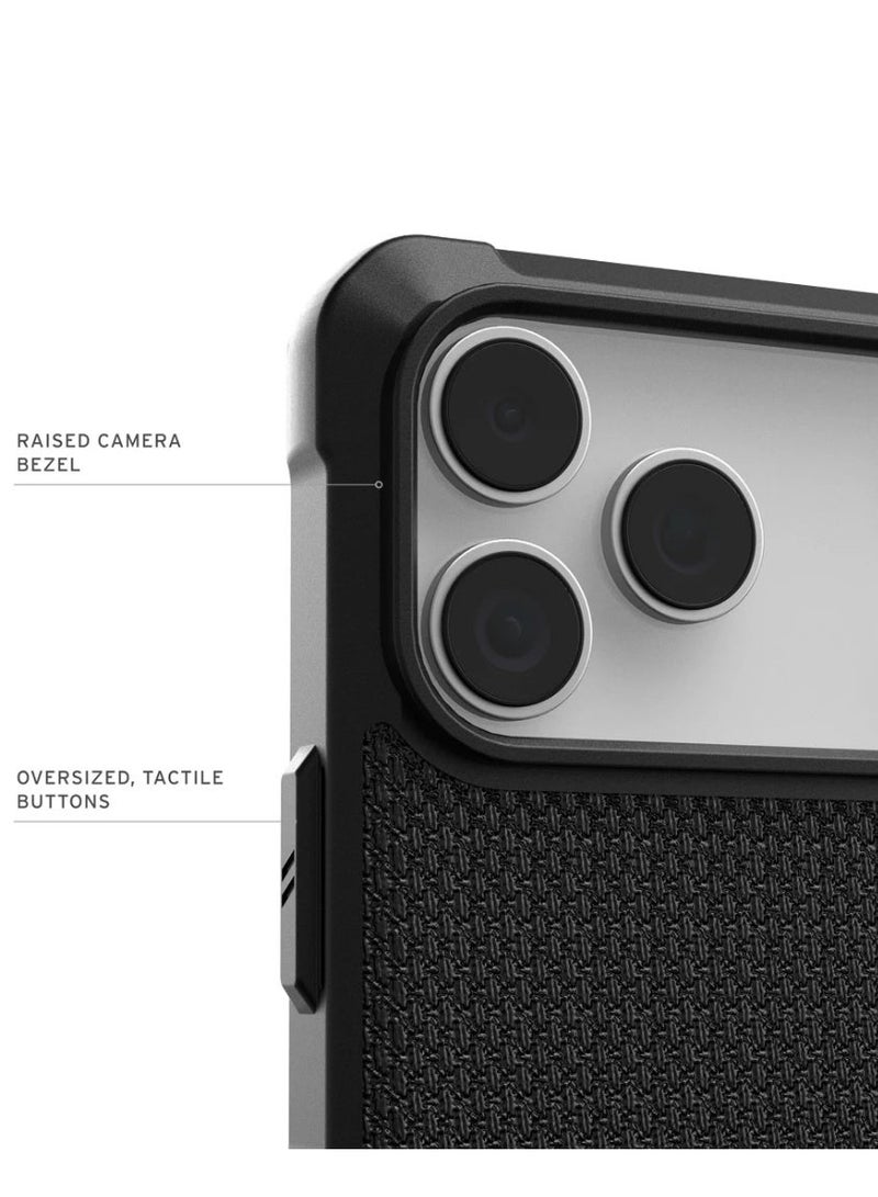 يو اي جي جراب UAG METROPOLIS LT KEVLAR MAGSAFE لهاتف آيفون 17 برو ماكس - أسود كيفلر - Image 2