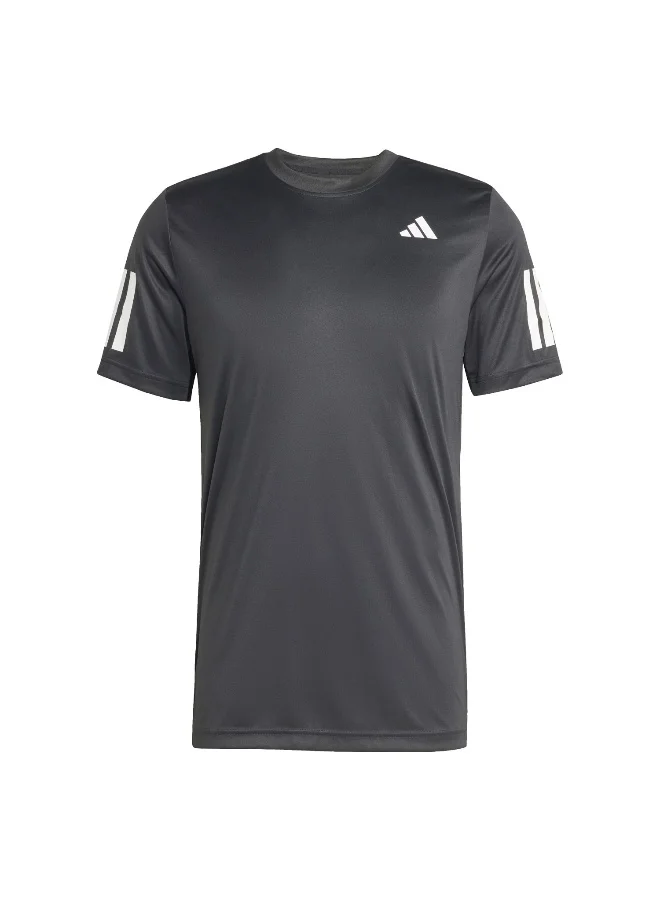 اديداس Adidas Club 3Str Tee Black Tennis T-Shirts For Men XS
