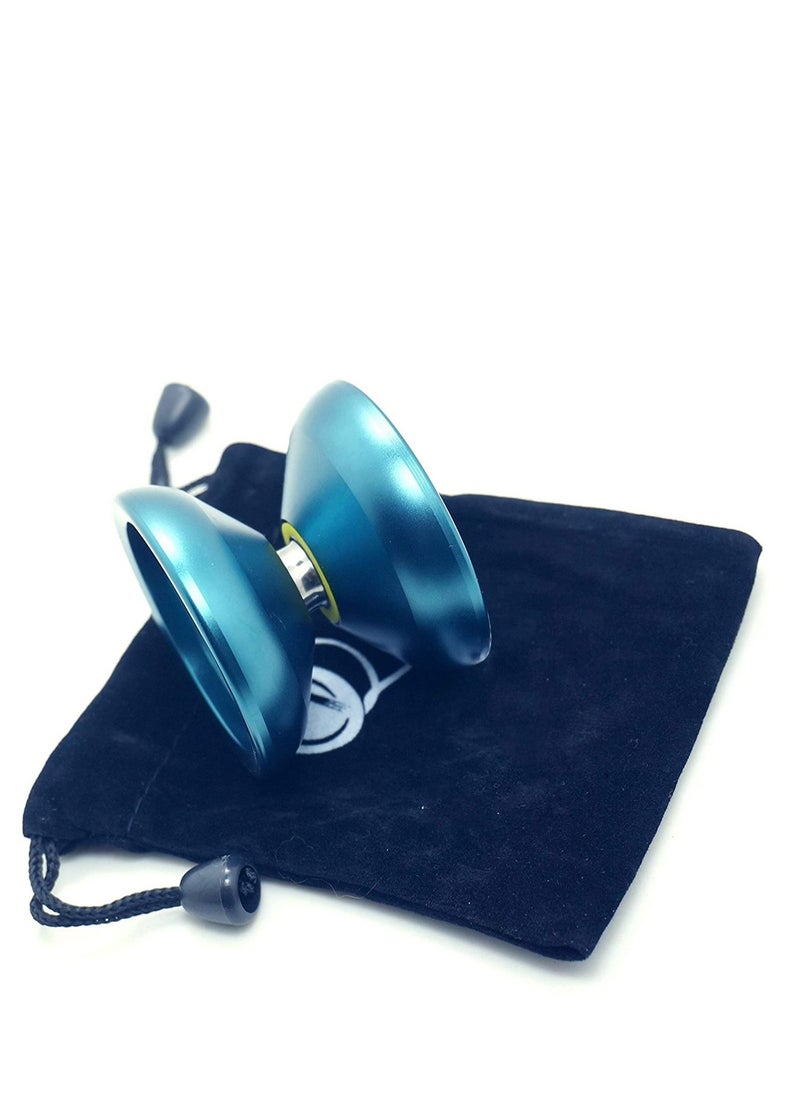 Generic - YOYO Pro Unresponsive Yoyos N12 Shark Honor Magic Yoyo Metal Yo-yos Professional Yo Yo, Dark Blue - Image 1