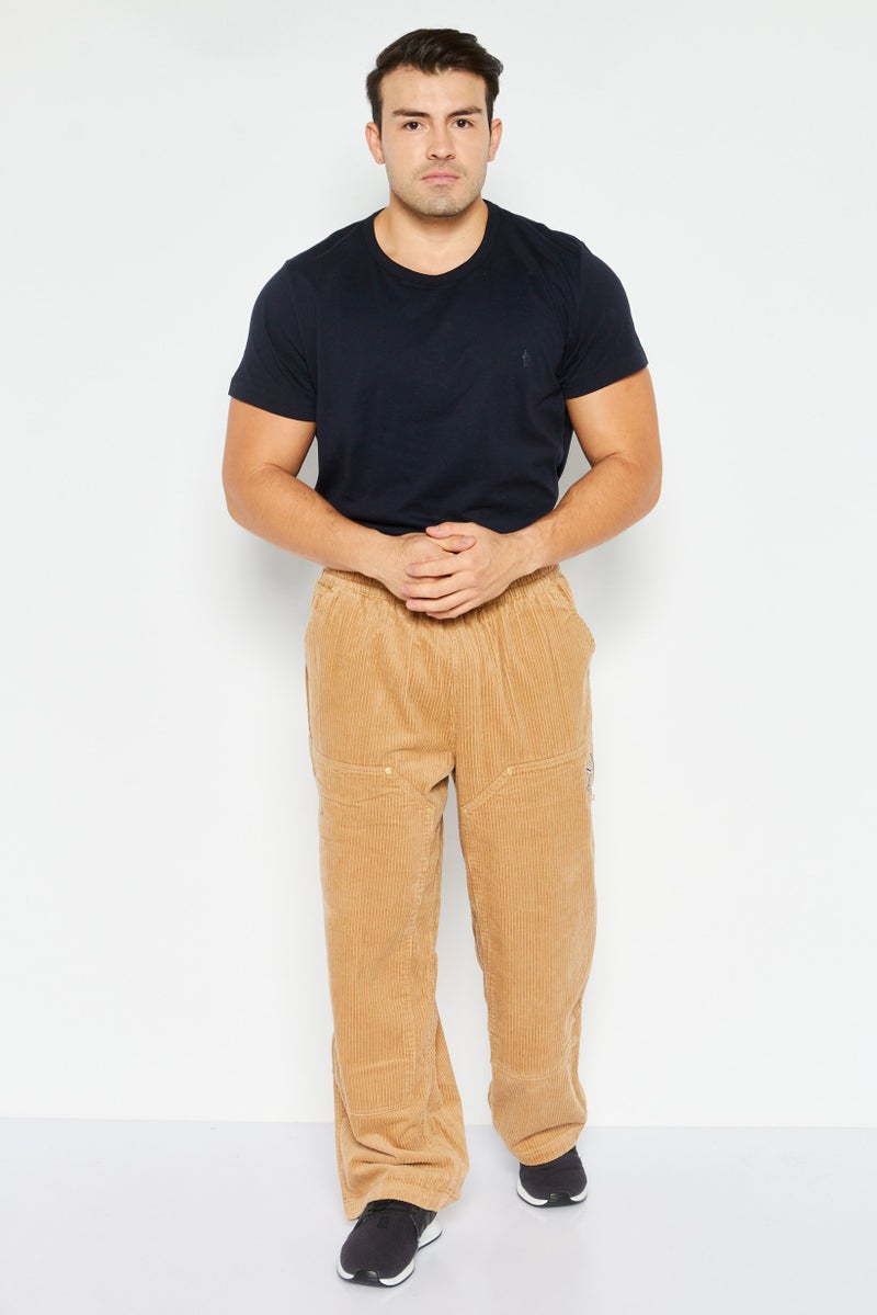 PUMA Men Sportswear Fit Training Sweatpants, Tan  - Image 3
