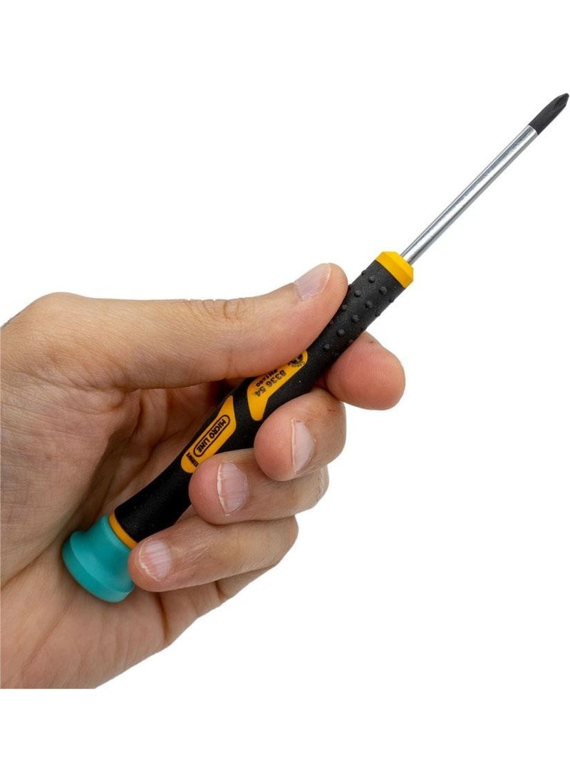 NAREX - 833654 Electronics Type Terminal Block Phillips Head Screwdriver PH1X60 mm - Image 1