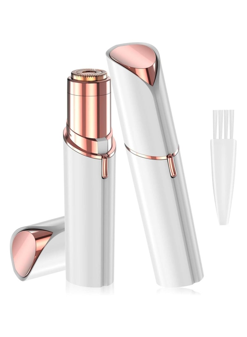 ماكينة إزالة شعر الوجه بدون ألم للنساء لإزالة الشعر من الشفة العليا، الذقن، الحاجبين، الرقبة، والساق - Image 1