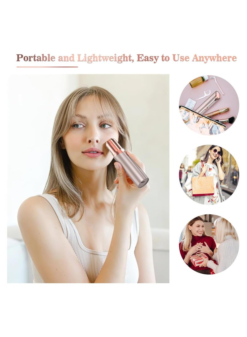 ماكينة إزالة شعر الوجه بدون ألم للنساء لإزالة الشعر من الشفة العليا، الذقن، الحاجبين، الرقبة، والساق - Image 3