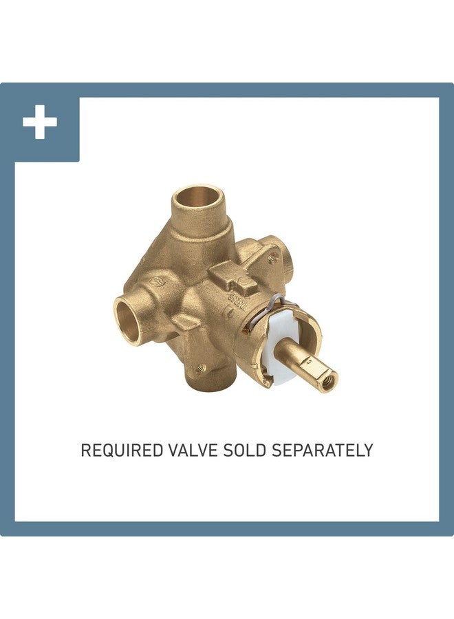 Moen Genta LX Chrome Posi-Temp Pressure Balancing Eco-Performance Modern Shower Trim, Shower Head and Lever Handle, Valve Required, T2472EP - Image 3