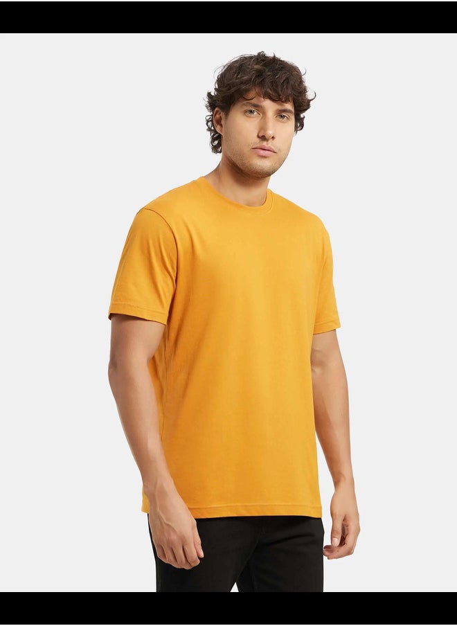 JOCKEY - Jockey 2714 Men's Super Combed Cotton Rich Solid Round Neck Half Sleeve T-Shirt - Image 1