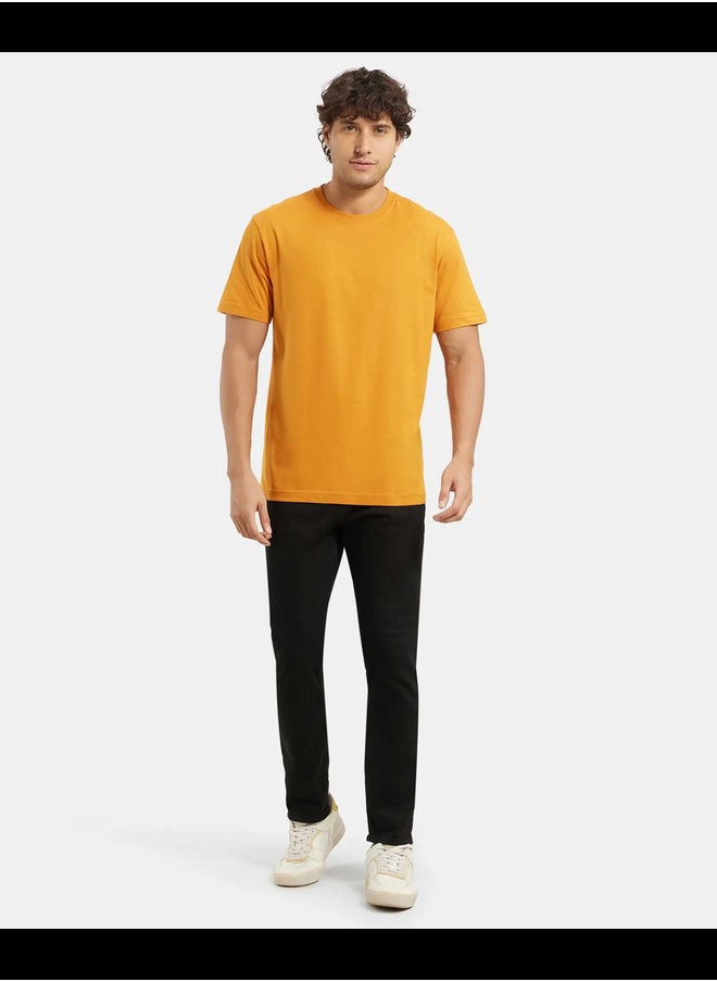 JOCKEY - Jockey 2714 Men's Super Combed Cotton Rich Solid Round Neck Half Sleeve T-Shirt - Image 1