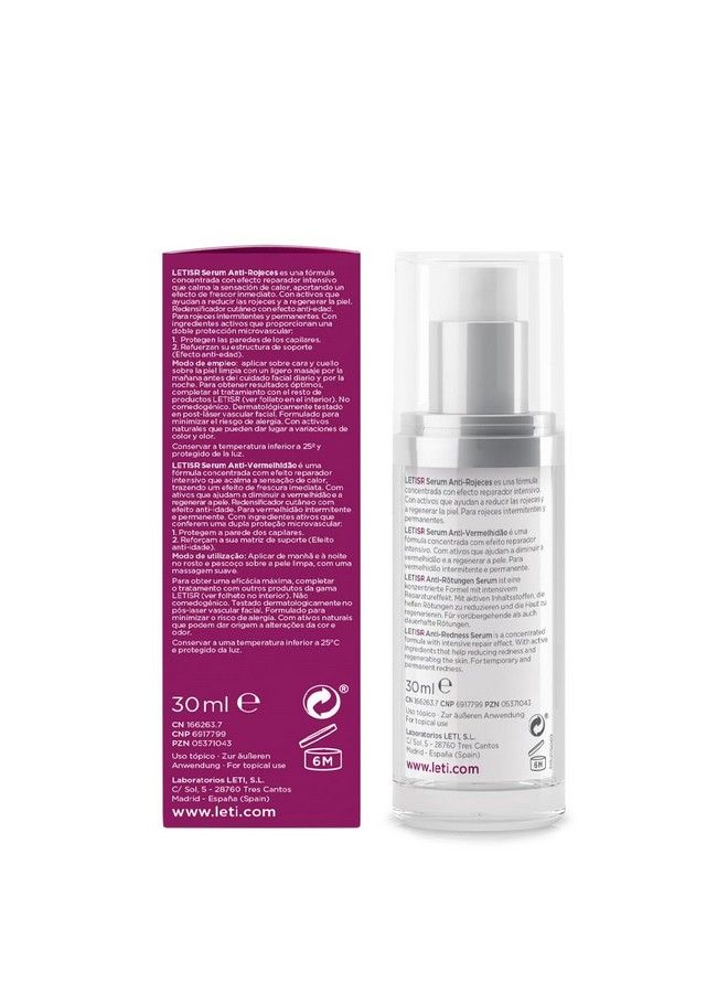 leti Sr AntiRötungen Serum  Hochkonzentriertes Serum Zur Hautberuhigung Bei Sensibler Oder Geröteter Haut 30 Ml Solution - Image 4