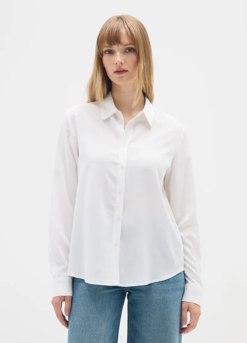 Ovs WHITE VISCOSE SHIRT