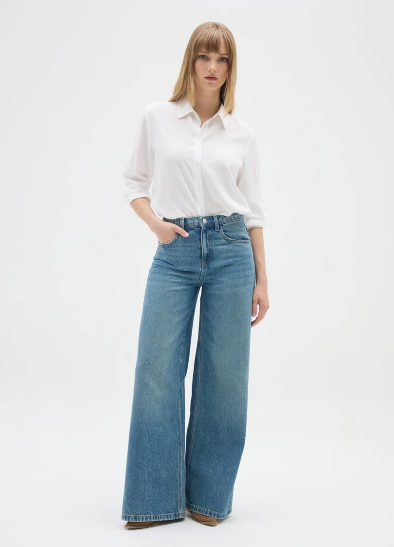 Ovs WHITE VISCOSE SHIRT